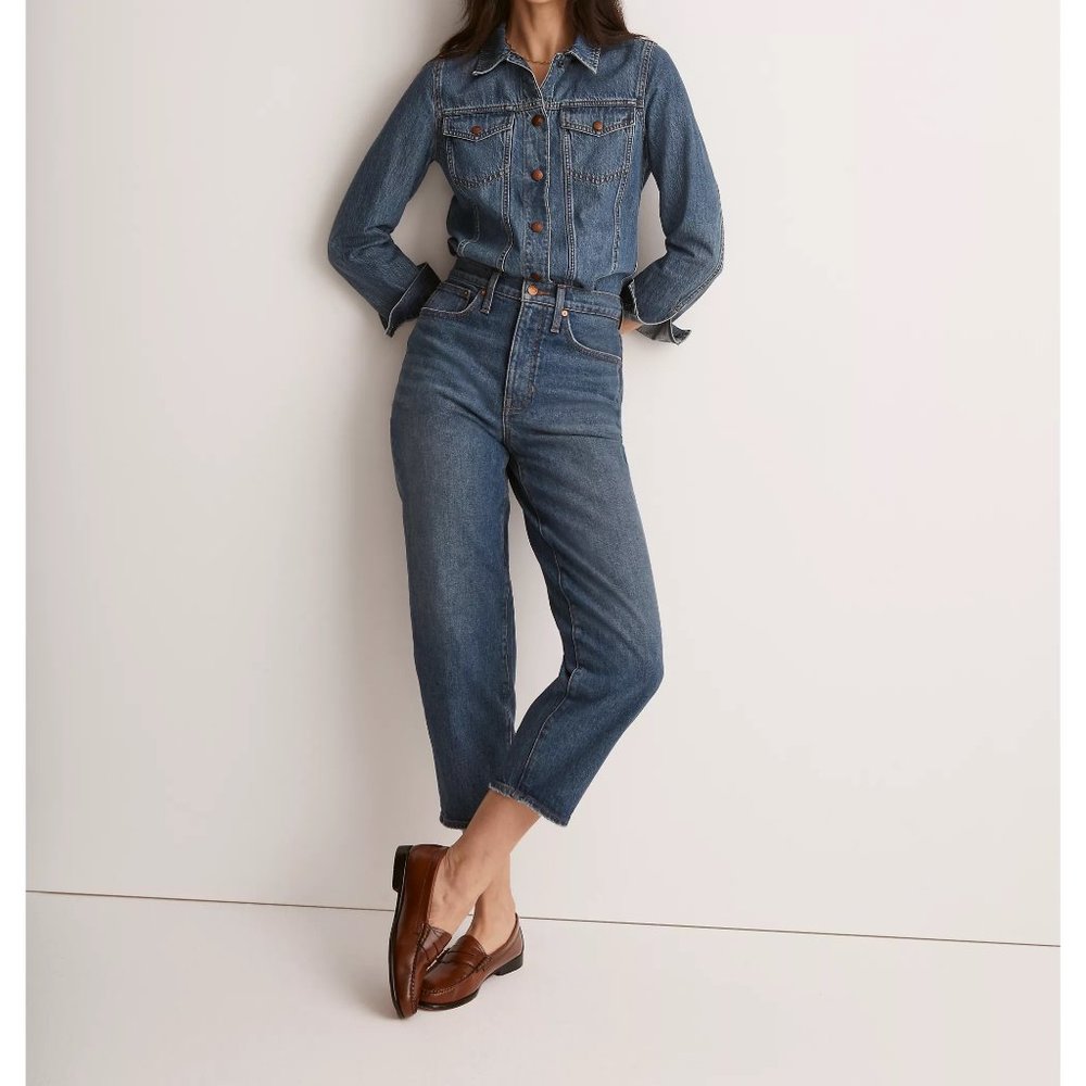 Madewell Balloon Straight Leg Jeans Ellisboro Wash